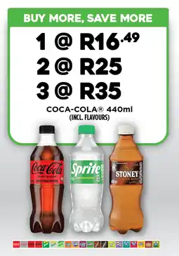 Fresh Stop Coca-Cola (incl. flavours) offer
