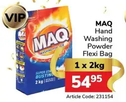 Jumbo MAQ Hand Washing Powder Flexi Bag offer