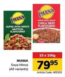 Jumbo IMANA Soya Mince offer