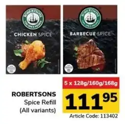 Jumbo ROBERTSONS Spice Refill offer