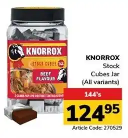 Jumbo KNORROX Stock Cubes Jar offer