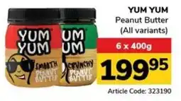 Jumbo YUM YUM Peanut Butter offer