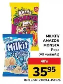 Jumbo MILKIT/ AMAZON MONSTA Pops offer