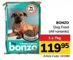Jumbo BONZO Dog Food offer