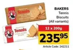 Jumbo BAKERS Tennis Biscuits offer