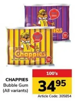 Jumbo CHAPPIES Bubble Gum offer