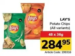 Jumbo LAY'S Potato Chips offer