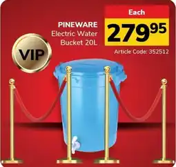 Jumbo PINEWARE Electric Water Bucket offer