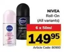 Jumbo NIVEA Roll-On offer