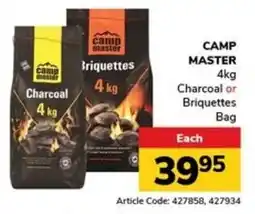 Jumbo CAMP MASTER Charcoal or Briquettes Bag offer