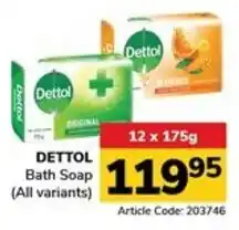 Jumbo DETTOL Bath Soap offer