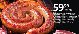 Oxford Freshmarket Chargriller Wors/ Chargriller Sausage/ Chargriller Beef/ Chargriller Pork offer