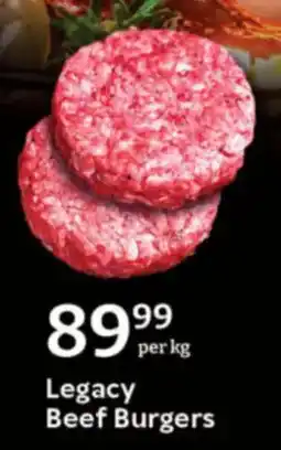 Oxford Freshmarket Legacy Beef Burgers offer