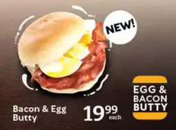 Oxford Freshmarket Bacon & Egg Butty offer