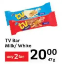 Oxford Freshmarket TV Bar Milk/ White offer