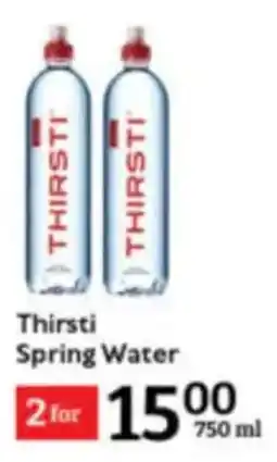 Oxford Freshmarket Thirsti Spring Water offer