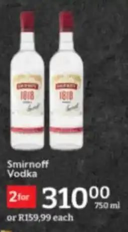 Oxford Freshmarket Smirnoff Vodka offer
