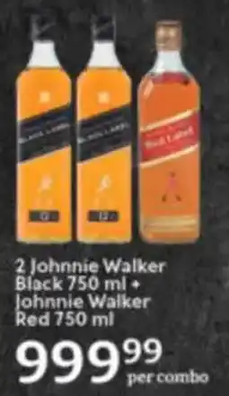 Oxford Freshmarket Johnnie Walker Black + Johnnie Walker Red offer