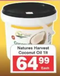 Frontline Natures Harvest Coconut Oil offer