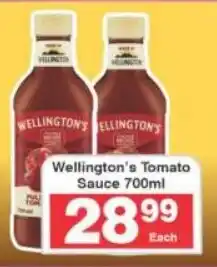 Frontline Wellington's Tomato Sauce offer