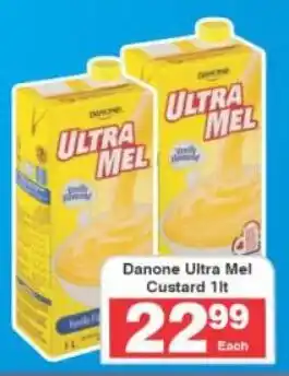 Frontline Danone Ultra Mel Custard offer