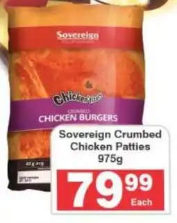Frontline Sovereign Crumbed Chicken Patties offer