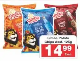 Frontline Simba Potato Chips Asst. offer