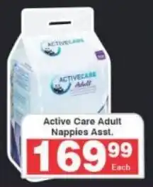 Frontline Active Care Adult Nappies Asst. offer