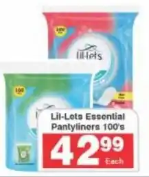 Frontline Lil-Lets Essential Pantyliners offer