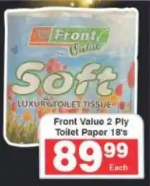 Frontline Front Value 2 Ply Toilet Paper offer