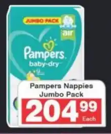 Frontline Pampers Nappies Jumbo Pack offer