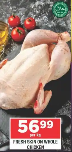 Frontline Fresh skin on whole chicken offer