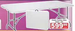 Frontline Plastic Folding Table White offer