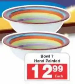 Frontline Bowl 7 Hand Painted offer