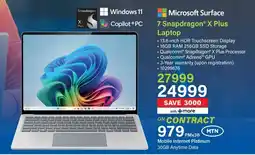 Incredible Connection Microsoft Surface 7 Snapdragon X Plus Laptop offer