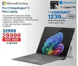 Incredible Connection Microsoft Surface Pro 11 Snapdragon X Plus Laptop offer