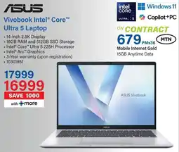 Incredible Connection ASUS Vivobook Intel Core Ultra 5 Laptop offer