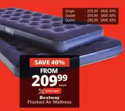 Checkers Bestway Flocked Air Mattress offer