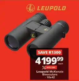 Checkers Leupold McKenzie Binoculars offer