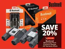 Checkers Bushnell Binocular/ Trail Camera Range offer