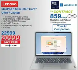 Incredible Connection Lenovo IdeaPad 5 Slim Intel Core Ultra 7 Laptop offer