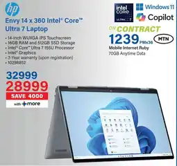Incredible Connection HP Envy 14 x 360 Intel Core Ultra 7 Laptop offer