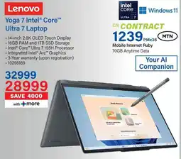 Incredible Connection Lenovo Yoga 7 Intel Core Ultra 7 Laptop offer