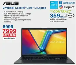 Incredible Connection ASUS Vivobook Go Intel Core i3 Laptop offer