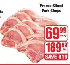 Frozen Sliced Pork Chops