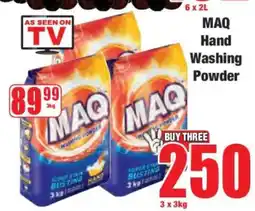 Boxer MAQ Hand Washing Powder offer