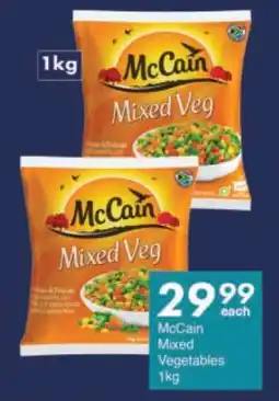President Hyper McCain Mixed Vegetables 1kg offer