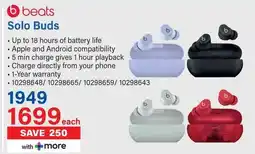 Incredible Connection Beats Solo Buds offer