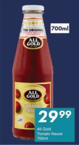 President Hyper All Gold Tomato Sauce-700ml offer