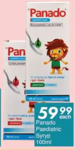 President Hyper PANADO PAEDIATRIC SYRUP 100ml offer